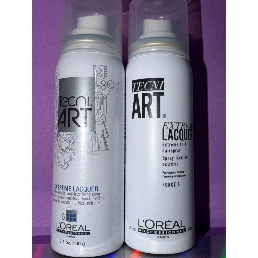 Loreal Professionnel Tecni Art Extreme Lacquer hair care Hairspray Set of 2